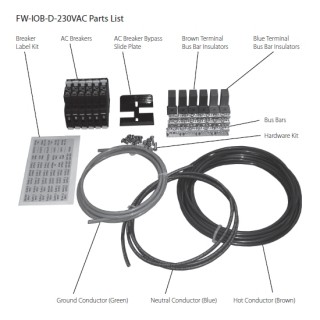 OutBack FW-IOBD-230VAC FlexWare Input/Output/Bypass Kit