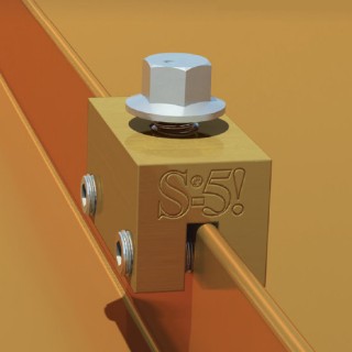 S-5! S-5-B Mini Brass Clamp